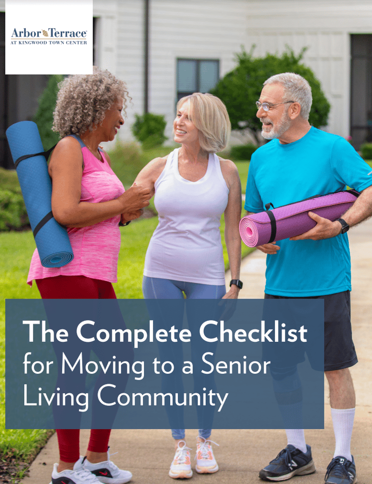 Kingwood Complete Checklist for Moving to a Senior Living Community